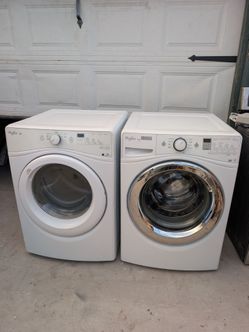 Whirlpool washer and dryer set. Can deliver