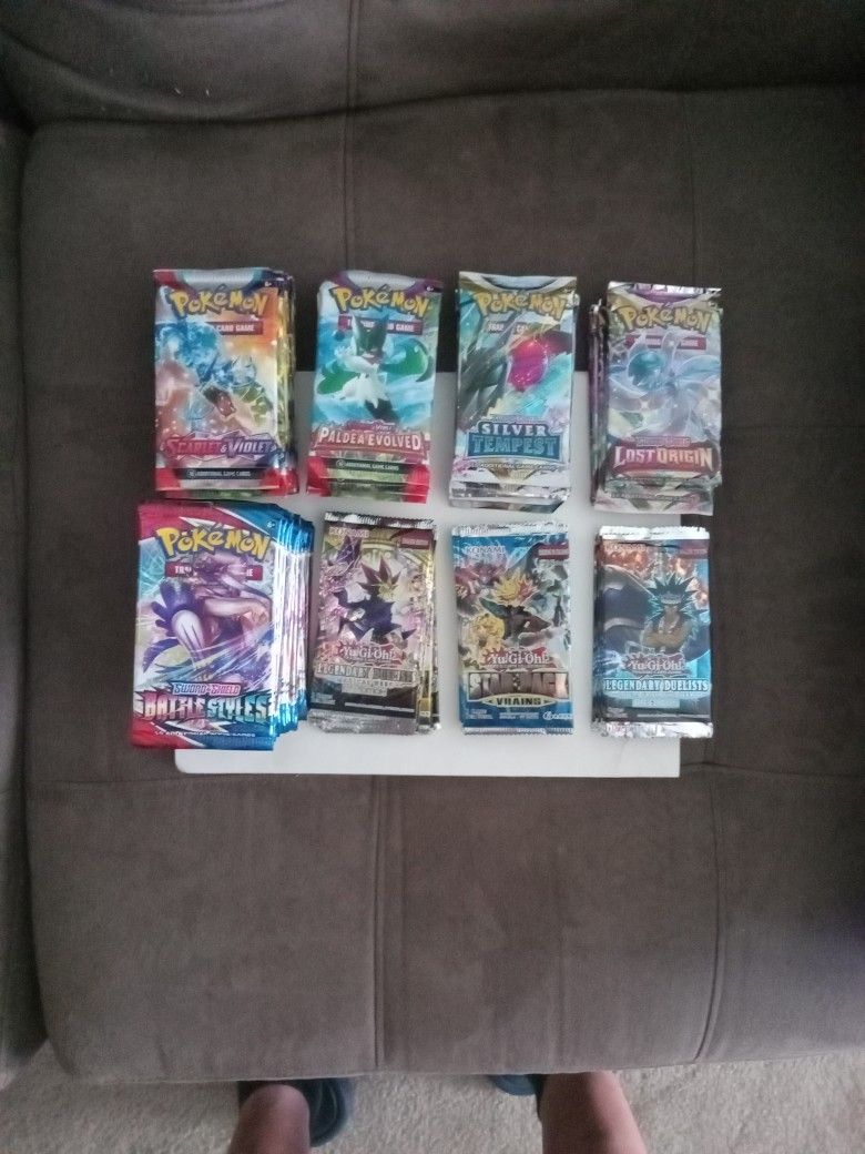 Pokemon/ Yu-Gi-Oh Packs