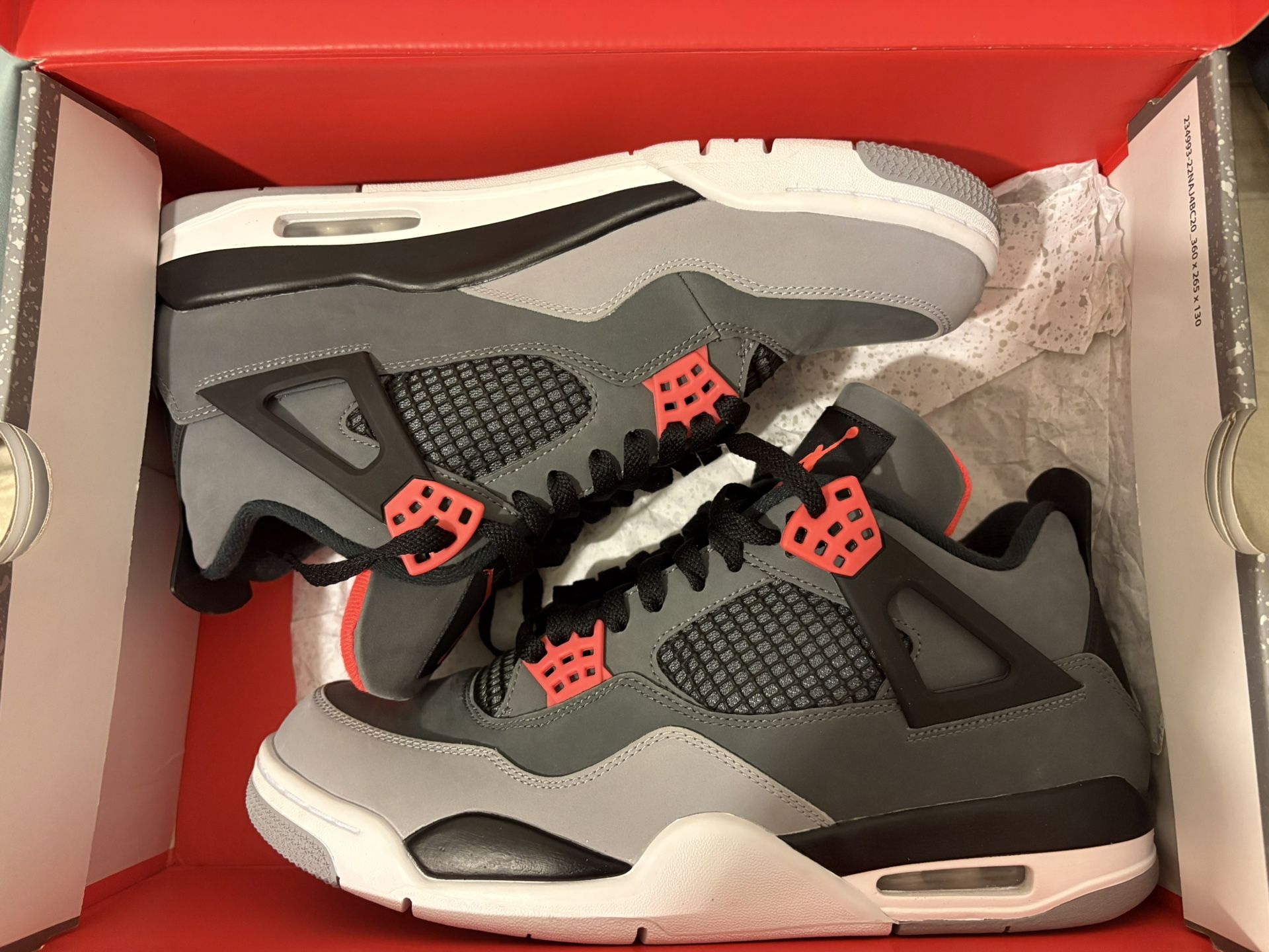 Infrared Air Jordan 4s