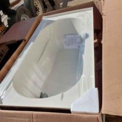 Devonshire 5 ft. Right-Hand Drain Rectangular Alcove Soaking Tub in BiscuitDimensions
Basin Length (in.)
42
Basin Width (in.)
20
Overall Height
NEW OP
