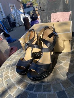 Black Wedged Heels, Micheal Kors