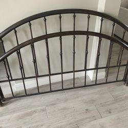 Bed Frame King Brass