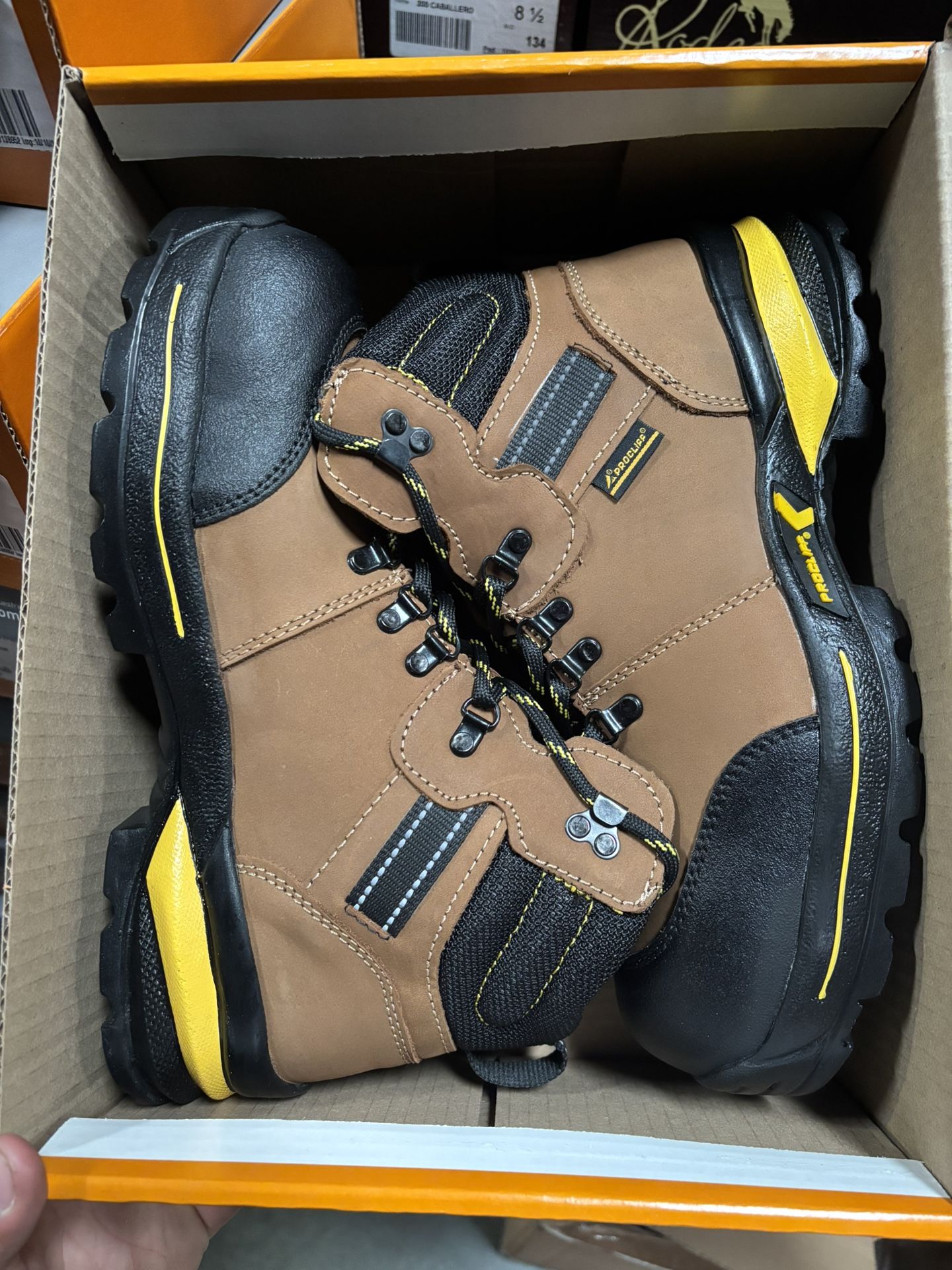 Pro Cliff Steel Toe Work Boots Size 6-11