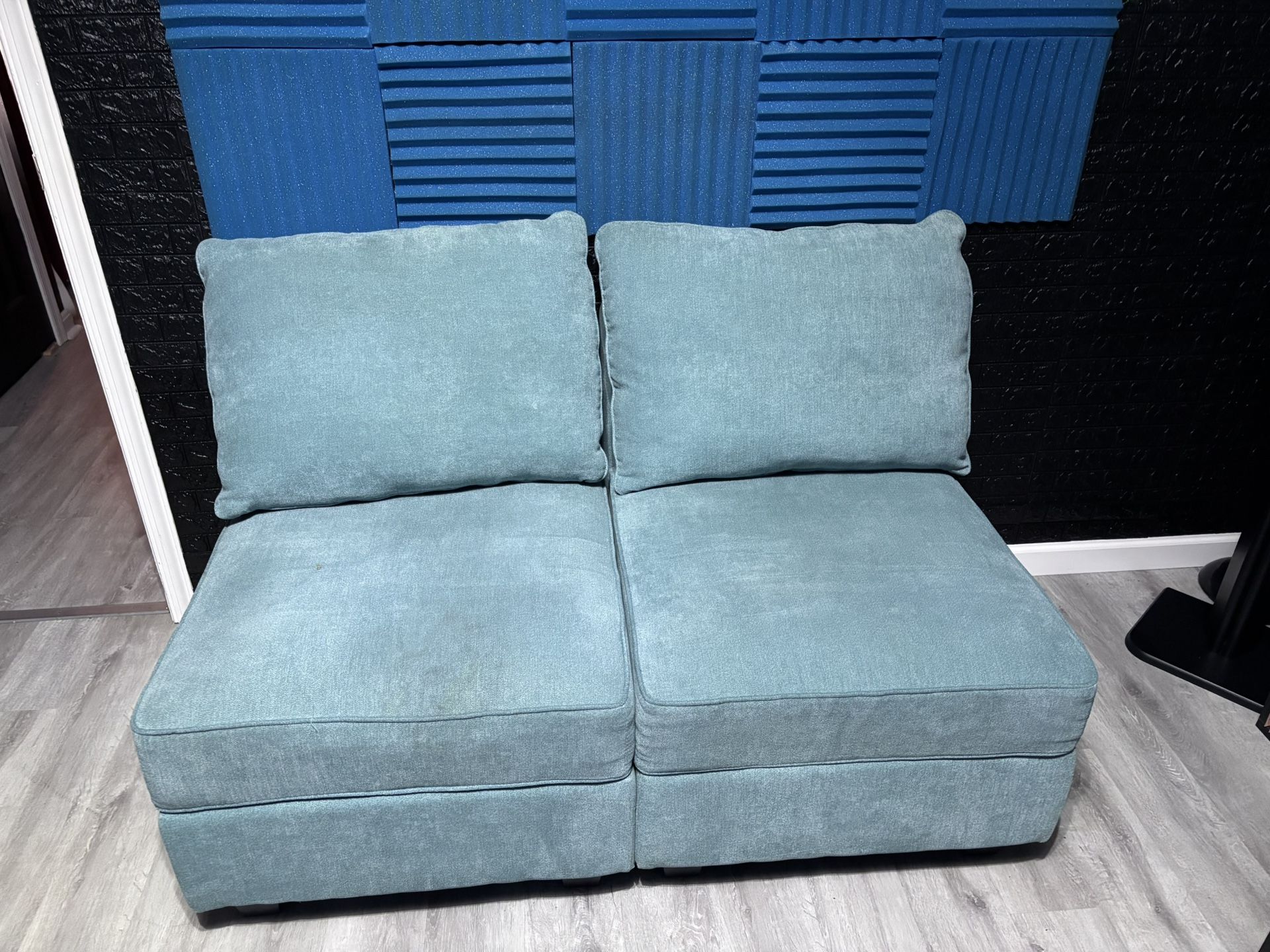 Modern Modular Loveseat Set w/ Storage – 4-Piece Sofa – $100 / OBO