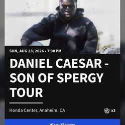 One Daniel Caesar Ticket 