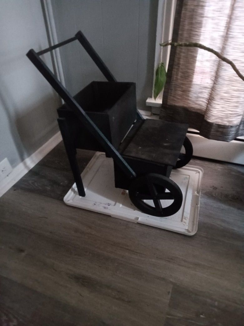 Wooden Flower Cart