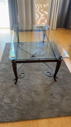 UNIQUE BROWN LIVING ROOM COFFEE TABLE