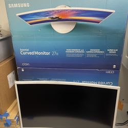 SAMSUNG  27” Curved Computer Monitor 