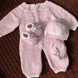 Trajecito Tejido De Bebé 