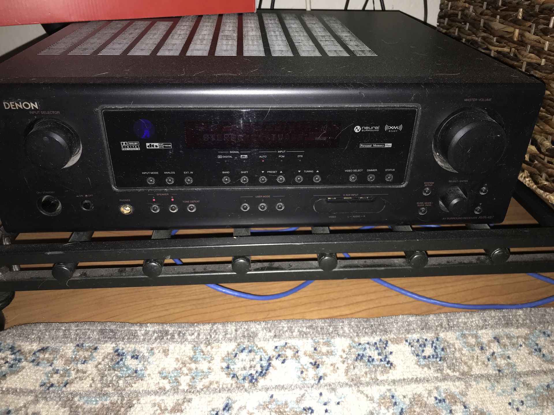 Denon AVR-487 surround sound system