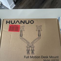 Double Monitor Desk Mount