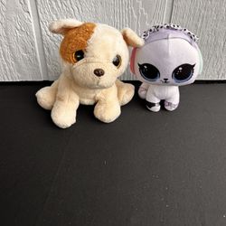 L.O.L. Surprise! Pets "Pupsta" plush toy And  "Houghie" the Pug dog