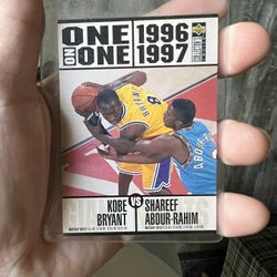 NBA KOBE BRYANT 1996 Upper Deck Collectors Choice One On One RC ROOKIE CARD #381