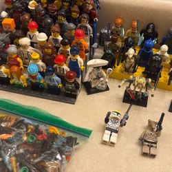 LEGO Minifigure Lot – 70+ Figures + Accessories | Star Wars, Ninjago, Marvel, Lego City 