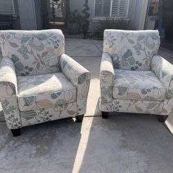 Arm Chairs Matching Pair