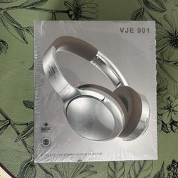 AGKG123 Noise Cancelling Bluetooth Headphones Color silver/brown 