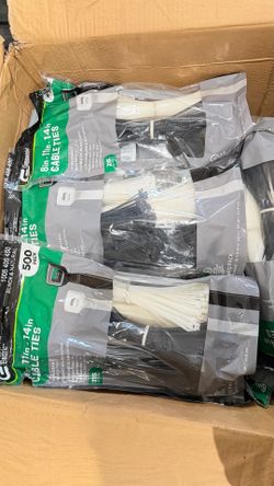 Commercial electric cable ties box