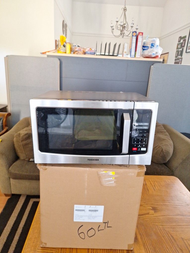 Brand New Stainless Steel Toshiba Microwave