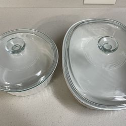 Set of 2 CorningWare Baking Dishes – Excellent Condition