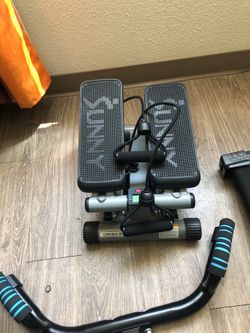 SUNNY Original Mini Stepper with Resistance Bands