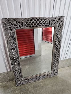 Wood Mirror