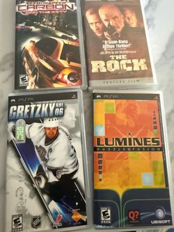 PSP games and movie