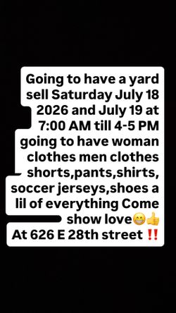 YARD SELL IN SOUTH CENTRAL LOS ANGELES