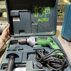 Hitachi 1/2” Corded Drill Pick Up Only If Intrested Come Take A Look Lots Of Other Tools For Sale!!