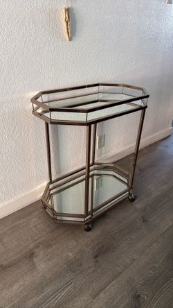 Glass Bar Cart