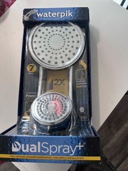 MADE BY WATERPIC - DUAL SPRAY SHOWER HEAD - FANTASTIC