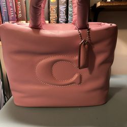 Coach pillow tote crossbody 