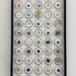 415+ TCW 50 Natural Cabochons Mixed Lot Jasper, Amethyst, Quartz more with Tray