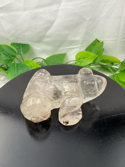 Crystal Garden Quartz Frog