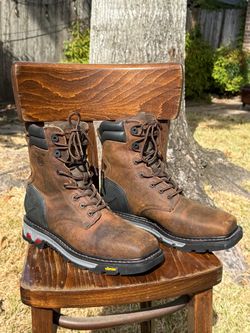 Justin steel toe work boots