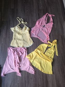 Womens halter and tube tops