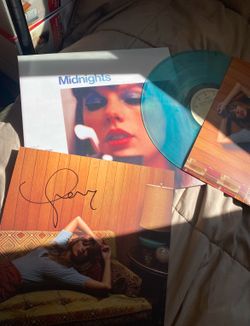 Signed Midnights Vinyl Moonstone Blue Edition