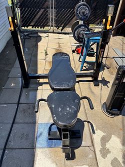 Powertec Weight Bench with Rack