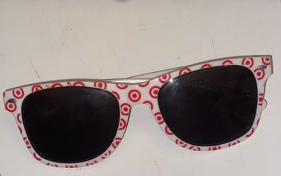 Target Logo Sunglasses Black Lenses