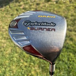 EXCELLENT  TAYLORMADE BURNER SUPERFAST MAX DRAW GOLF DRIVER 10.5 W CUSTOM ORDER GRAFALLOY BLUE PROLAUNCH NEXT GEN 65g STIFF