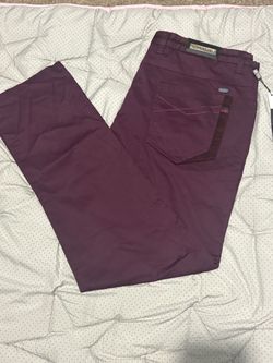 Platini Burgundy Pants with Tags