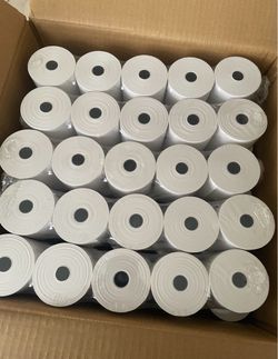 3.125" × 220' Thermal POS Receipt Rolls – 50 Rolls/Case