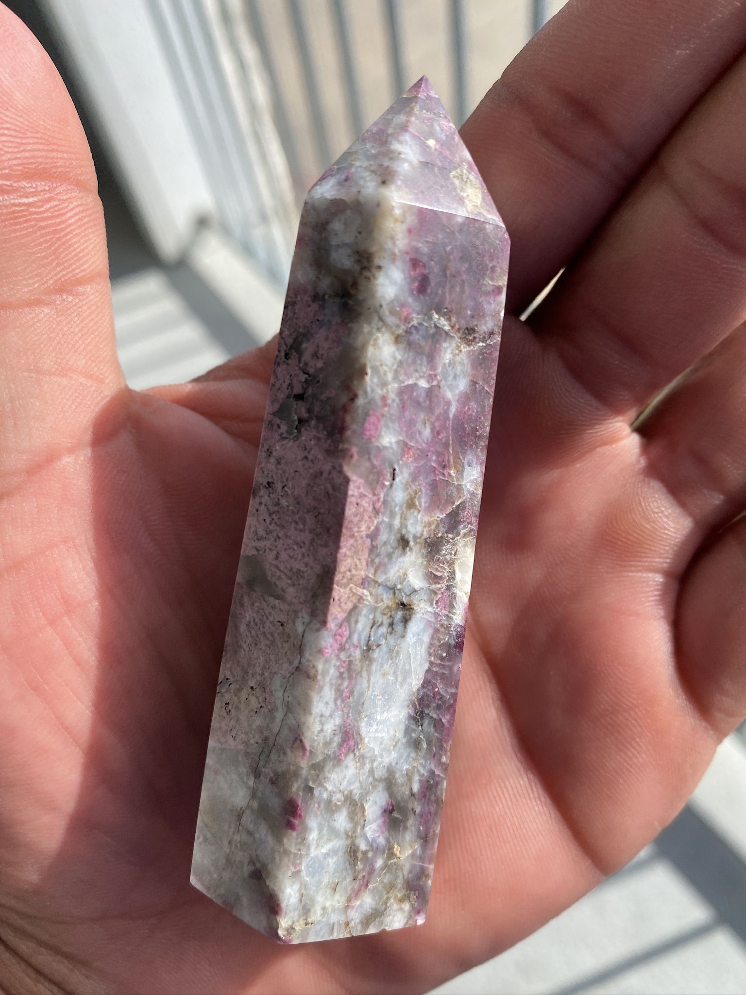 Natural Plum Blossom Tourmaline 0.3 LB | Decor Crystal for Home & Aromather