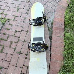 Burton 156cm Snowboard With Bindings 