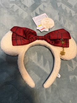 Tokyo Disneyland resort Disney Minnie Mouse Ears Headband Holiday Edition
