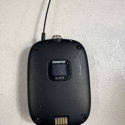 Shure SLXD1 Digital Wireless Bodypack Transmitter (H55: 514 to 558 MHz) black