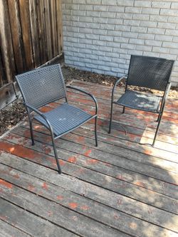 Patio chairs