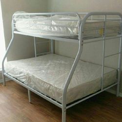Bunk Bed W / Mattress (new) 