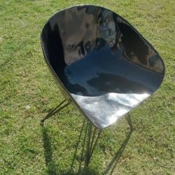 VTG Black Metal Chair 