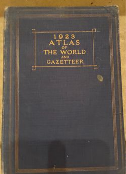 1923 Atlas of the World