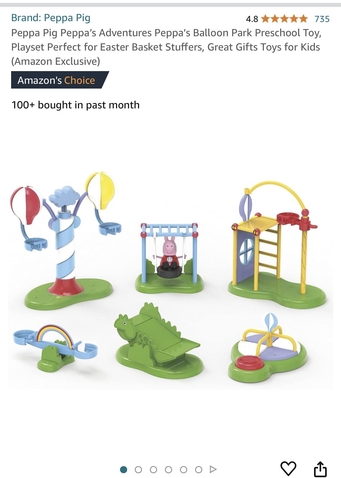 peppa pig play set